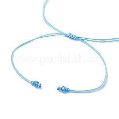 Pulseras de cuentas trenzadas con cordón de nailon ajustable&nbsp;BJEW-MZ00168-02