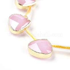 Chapelets de perles en verre opaques&nbsp;EGLA-P045-D13