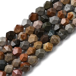 Perles de jaspe picasso naturelles&nbsp;G-Z119-A25-01