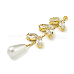 Strass ottone grandi ciondoli&nbsp;KK-I715-24G-01