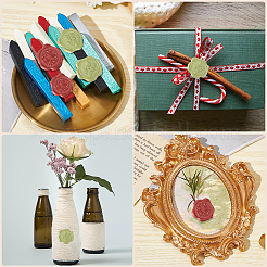 50 Stück 2 Arten selbstklebende Wachssiegelaufkleber&nbsp;DIY-CP0010-26A