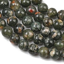 Chapelets de perles en quartz rutile vert naturel&nbsp;GG-CBAC4F6-B01-8mm-C