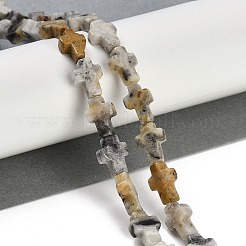 Chapelets de perles en agate fou naturel&nbsp;G-I369-A04-01