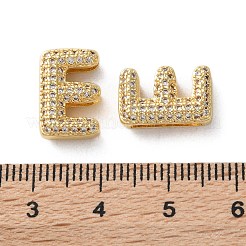 Dia-Charms mit Gestellbeschichtung aus Messing mit Mikropavé-Zirkonia&nbsp;KK-C084-34G-E