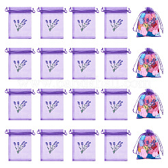 20 sachet en maille polyester avec cordon de serrage pour emballage&nbsp;ABAG-TA0002-20D