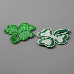 Polyester-Stoffe computergesteuertes Sticktuch zum Aufnähen von Patches&nbsp;LS-PATC-WH0001-28