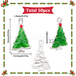 50 pièces pendentifs en alliage&nbsp;ENAM-SC0005-72