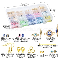 Böser Blick Thema diy Ohrringe Schmuckherstellung Kits&nbsp;DIY-FS0003-69