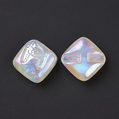 Regenbogenfarbene Acrylperlen mit schillernder Beschichtung&nbsp;LS-OACR-A010-06F