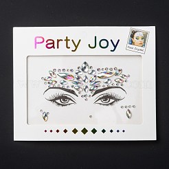 Autocollants acryliques de gemmes de visage&nbsp;MRMJ-F014-04