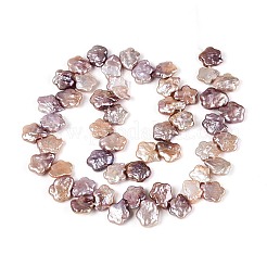 Cuentas de perlas de keshi barroco natural&nbsp;PEAR-S020-A04-02