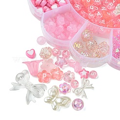 DIY-Sets zur Schmuckherstellung aus Kunstperlen-Armbändern aus Acryl und ABS-Kunststoff&nbsp;DIY-FS0006-24C