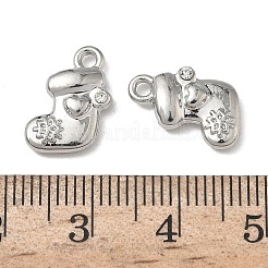 Weihnachtslegierung Kristall Strass Anhänger&nbsp;FIND-L026-01I-P