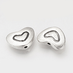 Tibetischer stil legierung perlen&nbsp;TIBEB-Q068-21AS-RS