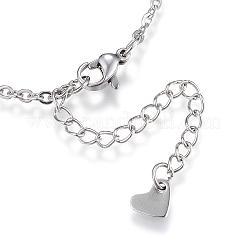 Bettelarmbänder aus Edelstahl 304&nbsp;BJEW-G525-24P