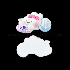 Cabochons de lapin mignon opaque&nbsp;CRES-O006-14C