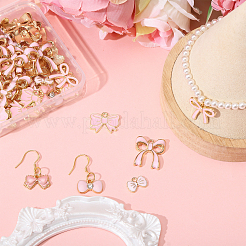 60pcs 6 styles de pendentifs en émail en alliage&nbsp;ENAM-CA0001-83