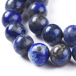 Natürlicher Lapislazuli Perlenstränge&nbsp;G-J385-F01-A