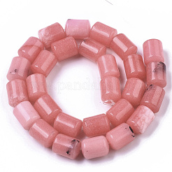 Natürlichen Edelstein Rhodochrosit Steinsäule Perlen Stränge&nbsp;X-G-S115-08