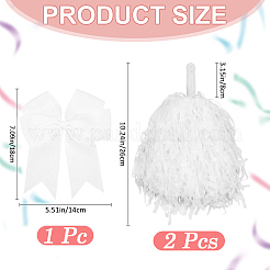 2 Stück Cheerleading-Pompons aus Kunststoff&nbsp;AJEW-CN0007-27A
