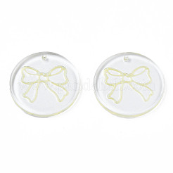 Pendentifs en résine transparente&nbsp;RESI-N030-006B
