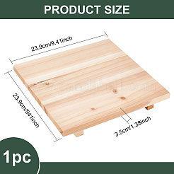 Wärmeisolierende Topfmatte aus Holz&nbsp;TOOL-WH0053-23