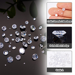 Cabochons de circonio cúbico&nbsp;ZIRC-TA0001-03