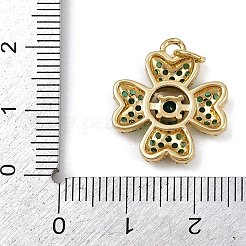 Pendentifs avec zircon cubiques à micro-pavés en laiton&nbsp;KK-B150-10G