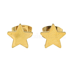 Boucles d'oreilles à tige en acier inoxydable 304 avec placage ionique (IP)&nbsp;EJEW-G400-37G