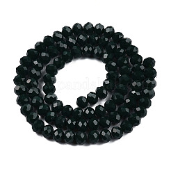 Fili di vetro in giada imitazione di colore solido opaco&nbsp;EGLA-A044-P4mm-D12