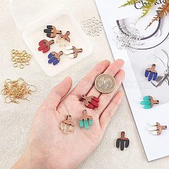 DIY-Sets zum Herstellen baumelnder Kaktus-Ohrringe&nbsp;DIY-OC0005-99