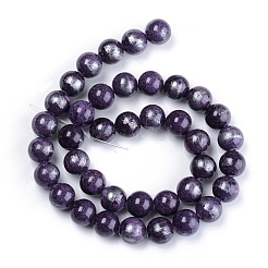Natur Mashan Jade Perlen Stränge&nbsp;G-G833-8mm-24