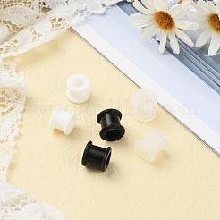 6 pièces 3 couleurs poulie silicone oreille jauges chair tunnels bouchons&nbsp;FIND-YW0001-18C