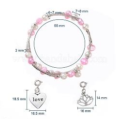 Braccialetti dell'involucro&nbsp;BJEW-JB04738-M