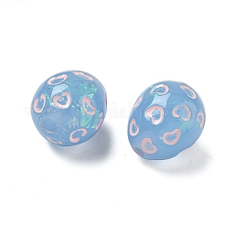 Perles de résine translucide&nbsp;RESI-D312-06B-02