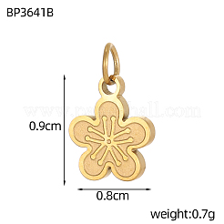 Anhänger aus Edelstahl 304&nbsp;STAS-OY006-40G