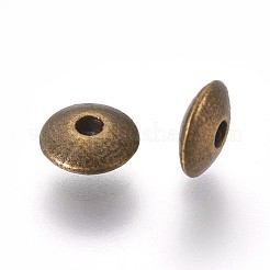Abalorios entrepieza de estilo tibetano&nbsp;TIBEB-R020-AB-FF