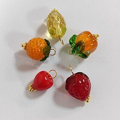 20pcs 5 Stil handgefertigte Bunte Malerei Anhänger&nbsp;FIND-CJ0001-10