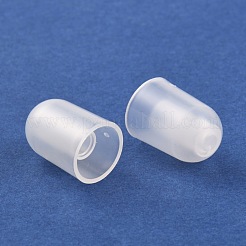 Transparente Spritzenspitzenkappe aus Kunststoff&nbsp;AJEW-WH0289-65