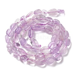 Hilos de cuentas de amatista lavanda natural&nbsp;G-C268-A03-6x8mm