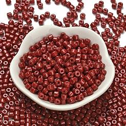 Perlmuttglas-Saatperlen-Perlen mit Backfarbe&nbsp;SEED-C001-04A-11