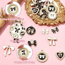 Encantos de esmalte de aleación 32pcs 16 estilos&nbsp;ENAM-CJ0007-05
