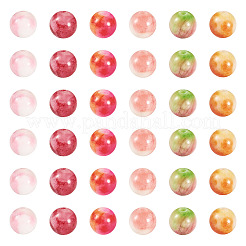 120 Stück 6 Stile gefärbte natürliche persische Jade & gelbe Jadeperlen&nbsp;G-TA0002-59