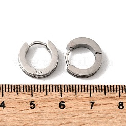 Pendientes de aro de acero inoxidable 304&nbsp;EJEW-L302-03C-P