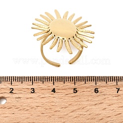 Offene Manschettenringe aus Edelstahl 304&nbsp;RJEW-P182-02A-G