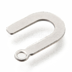 Anlaufgeschützte Charms aus Edelstahl 201&nbsp;STAS-C021-06P-U
