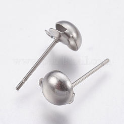 Boucles d'oreilles à tige en acier inoxydable 304 anti-ternissement&nbsp;LS-STAS-P196-03