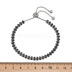 Bracelets coulissants en acier inoxydable chirurgical 316&nbsp;BJEW-C125-17E-02