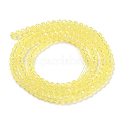 Peinture de cuisson perles de verre transparentes brins&nbsp;DGLA-A034-J2mm-B07