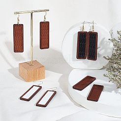 Kit fai da te per realizzare orecchini pendenti rettangolari&nbsp;DIY-OC0009-48